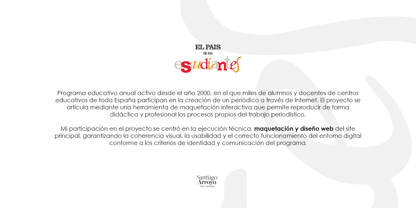 Diseño Web El País de los Estudiantes - Imagen 2