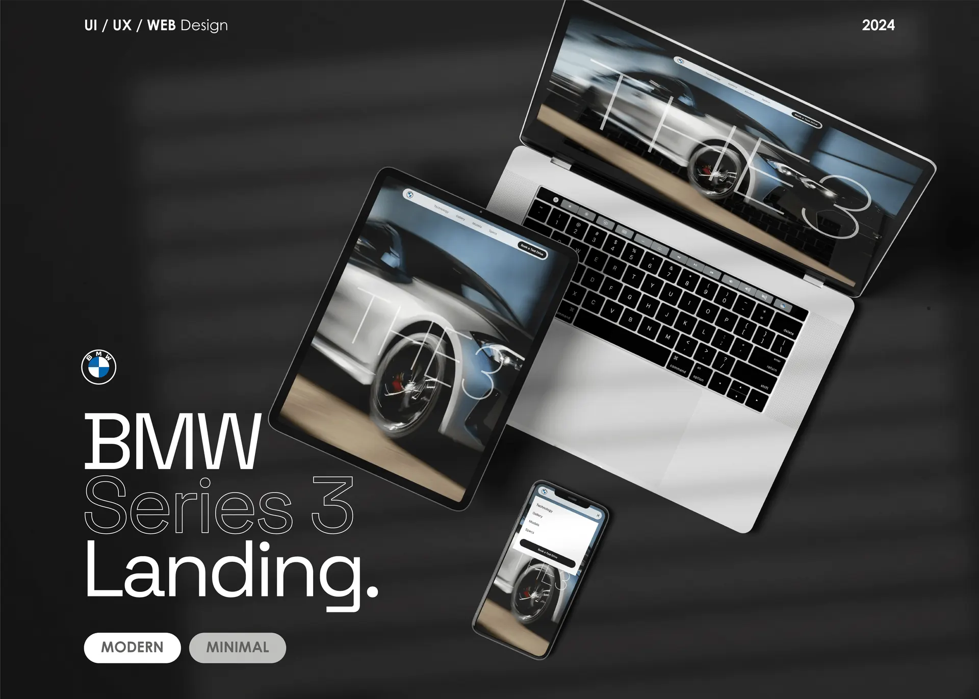 Diseño Web / BMW Series 3